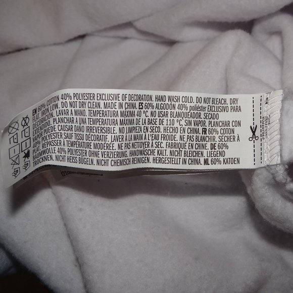 Pony x Forever 21+ Cropped White Hoodie - Picture 6 of 6